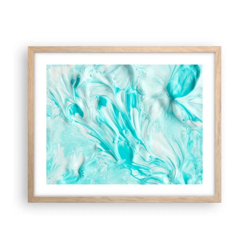 Een poster in een licht eiken lijst - Voor altijd samen - 50x40 cm