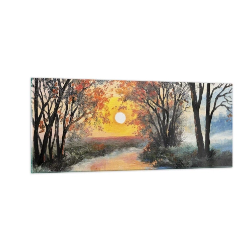 Schilderen op glas - Herfst vibes - 100x40 cm