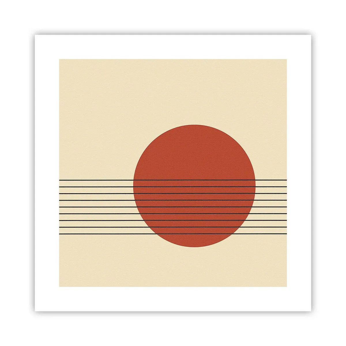 Poster - Opnieuw en opnieuw en verder - 40x40 cm