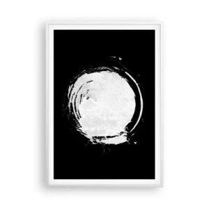 Poster in een witte lijst - Goede weg - 70x100 cm