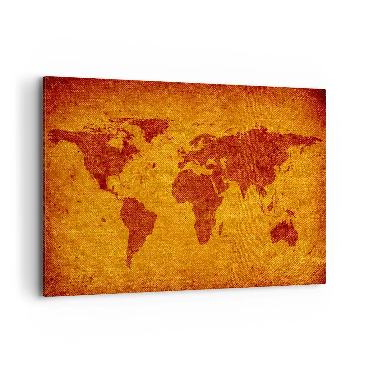 Schilderen op canvas - Een uitnodiging om op reis te gaan - 120x80 cm