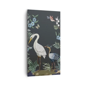 Schilderen op canvas - Vogelparade - 55x100 cm