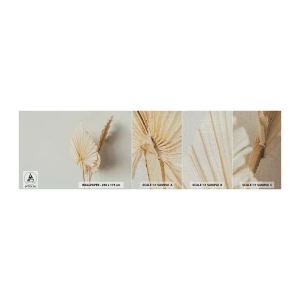 Fotobehang Monster Premium Canvas - Wanneer je verlichting nodig hebt - Helder, Minimalisme, Blad - 100x30 cm