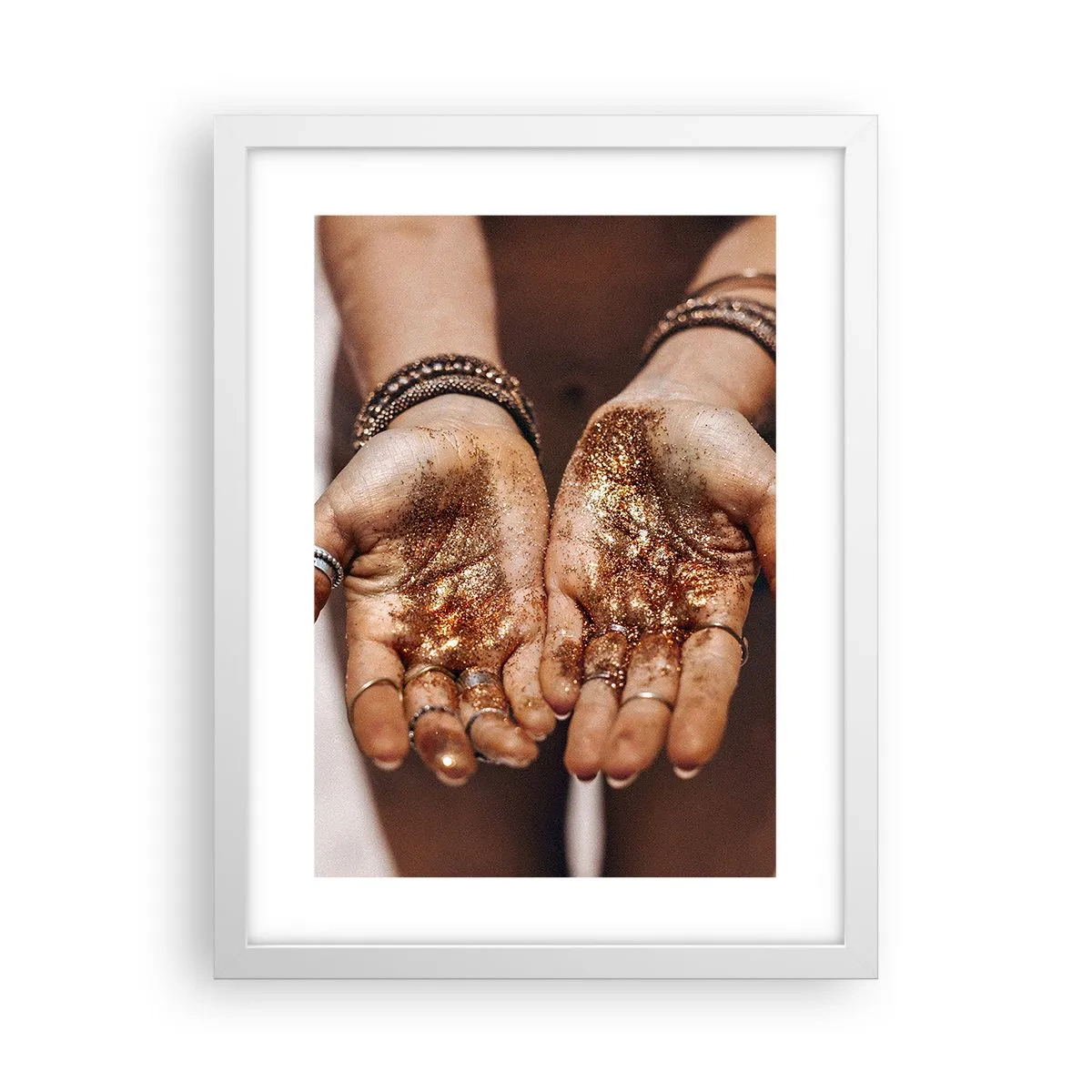 Poster in een witte lijst - Een cadeau voor jou - 30x40 cm