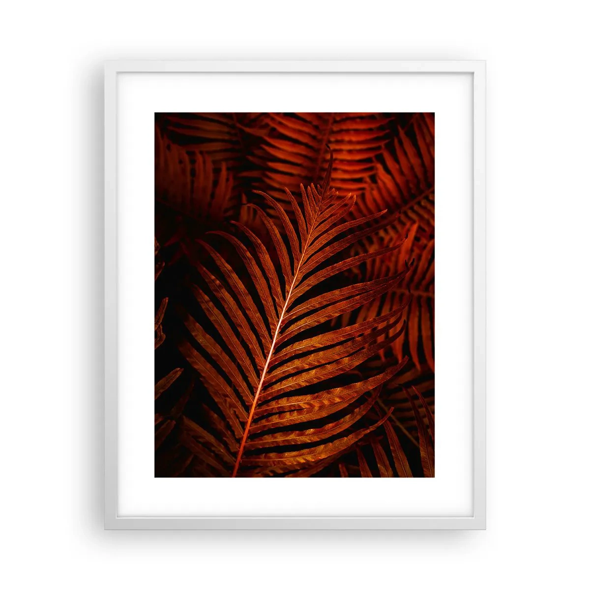 Poster in een witte lijst - De hitte van het leven - 40x50 cm