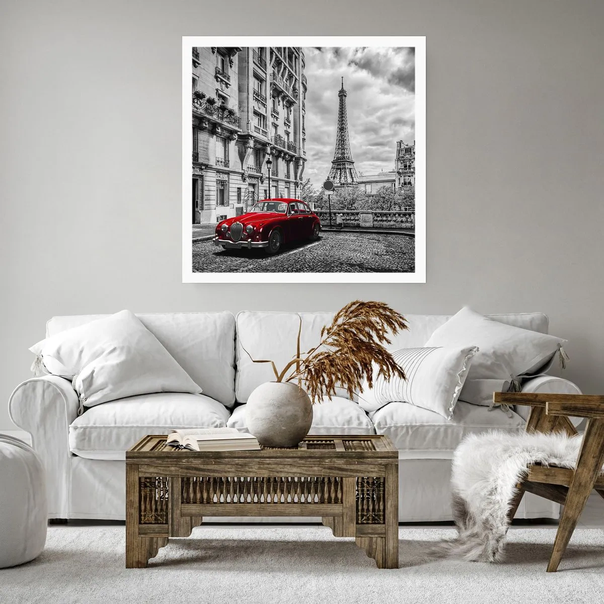 Poster - Roofdier in de stad - 40x40 cm