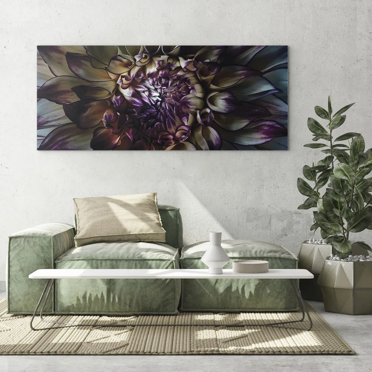Schilderen op glas - De hoogtijdagen van de jeugd - 120x50 cm