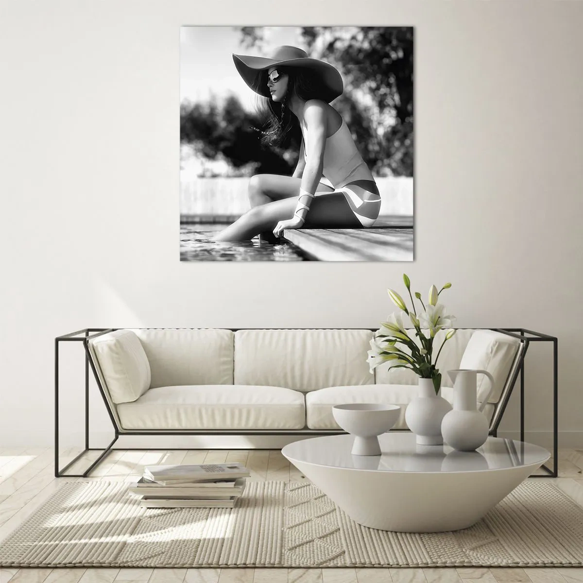 Schilderen op glas - Zomerdroom - 50x50 cm