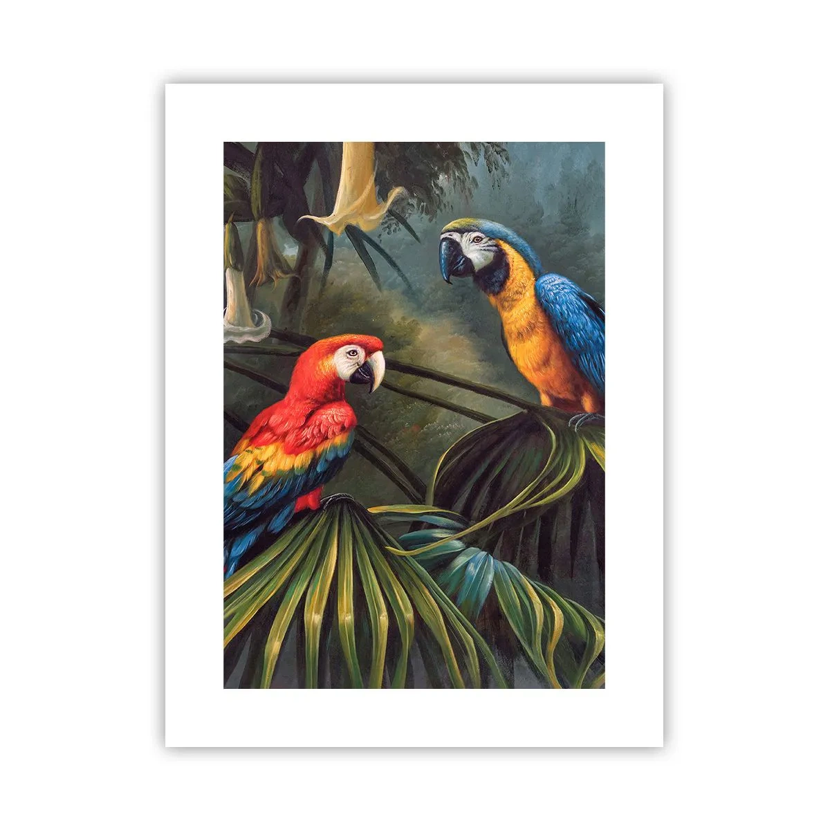 Poster - Romantiek in de tropen - 30x40 cm