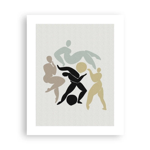 Poster - Beweging voor gezondheid en schoonheid - 40x50 cm