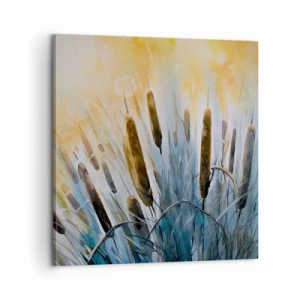 Schilderen op canvas - De kou van het water, de hitte van de zon - 60x60 cm