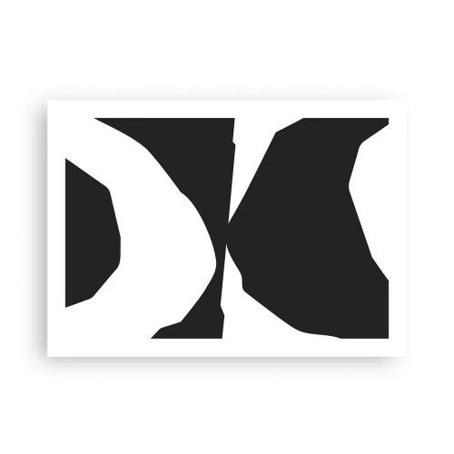 Poster - Positief – negatief - 70x50 cm