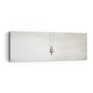 Schilderen op canvas - Een kind in ons - 90x30 cm