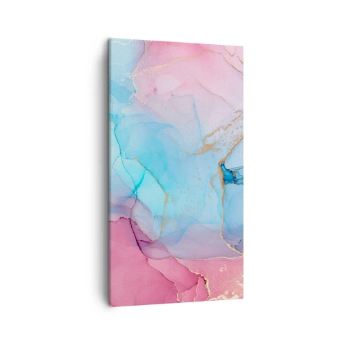 Schilderen op canvas - Ontmoeting en interpenetratie - 45x80 cm