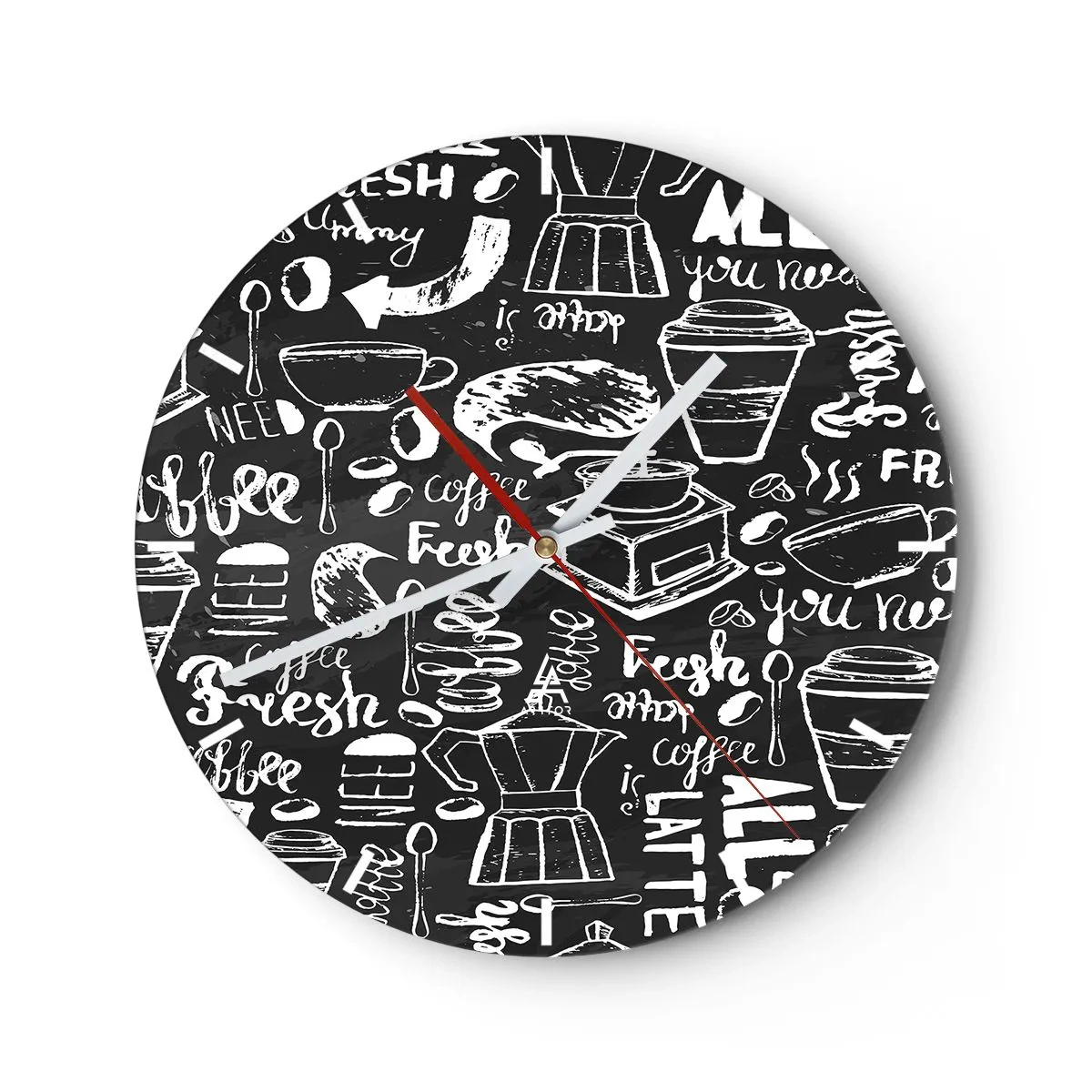 Wandklok - Klok - Alles wat je nodig hebt is… - 40x40 cm