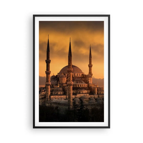 Poster in een zwarte lijst - God is geweldig - 61x91 cm