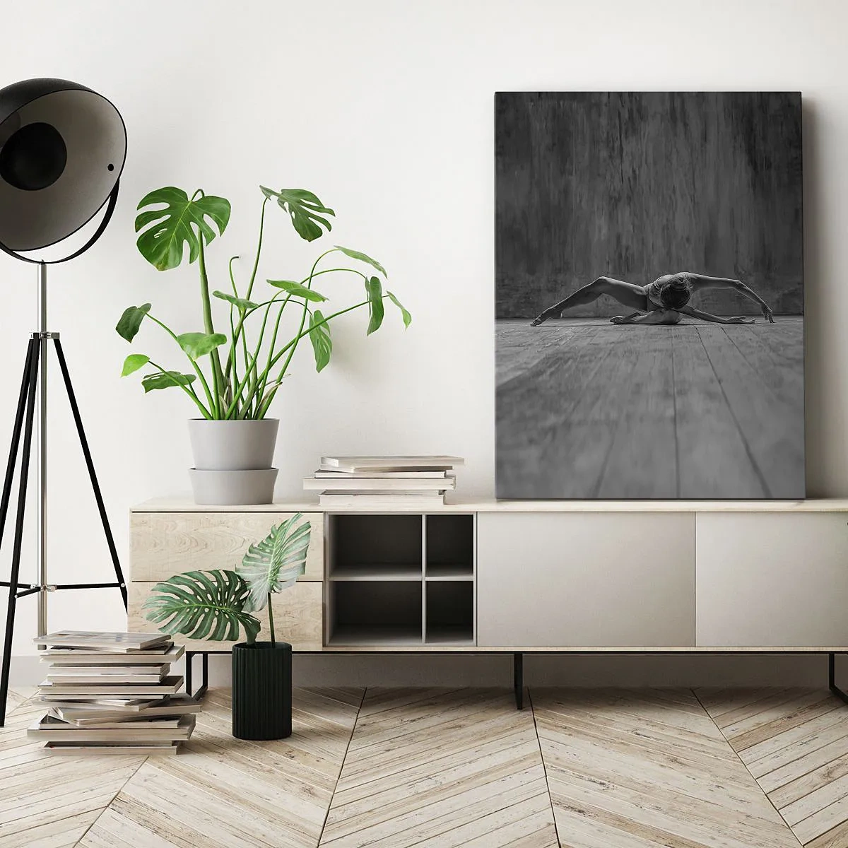 Schilderen op canvas - Symmetrie gevonden - 50x70 cm