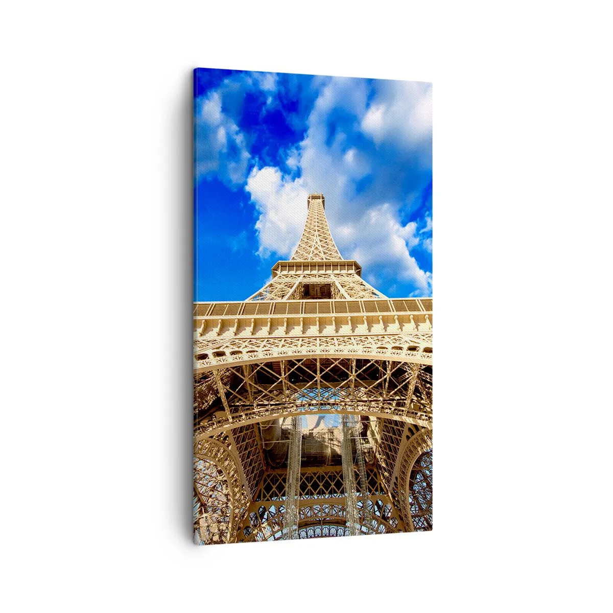 Schilderen op canvas - Reiken naar de hemel en de wolken - 45x80 cm