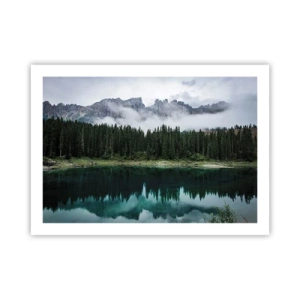 Poster - Stil, stil, laten we het drinkwater niet wakker maken... - 70x50 cm