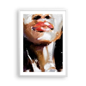 Poster in een witte lijst - Trots zonder vooroordelen - 50x70 cm