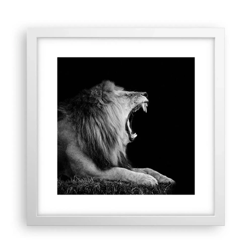 Poster in een witte lijst - Zonder enige twijfel - 30x30 cm