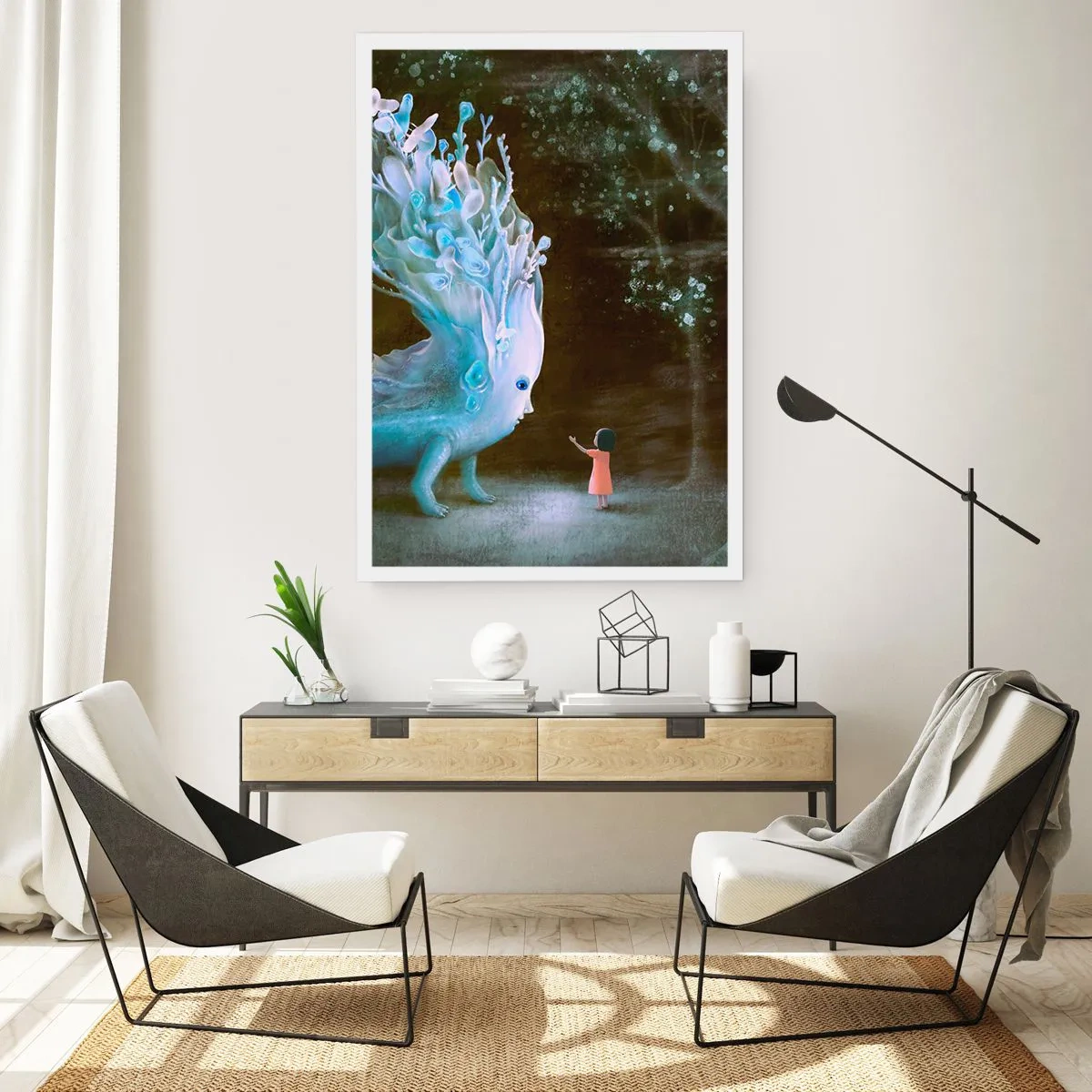 Poster - Fantastische ontmoeting - 30x40 cm