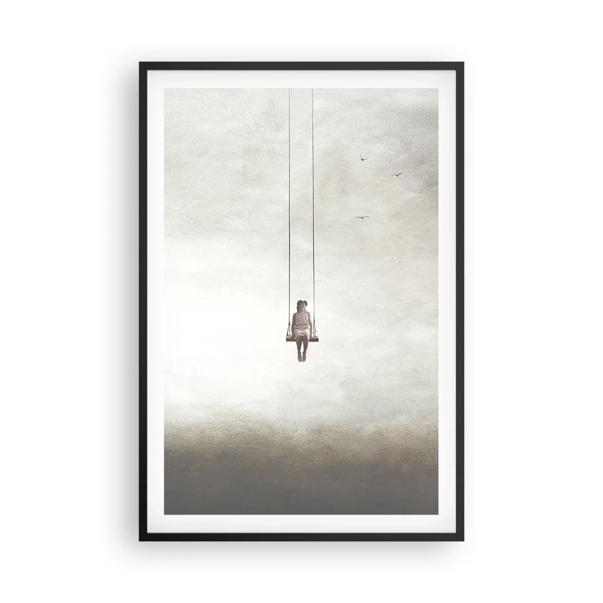 Poster in een zwarte lijst - Een kind in ons - 61x91 cm