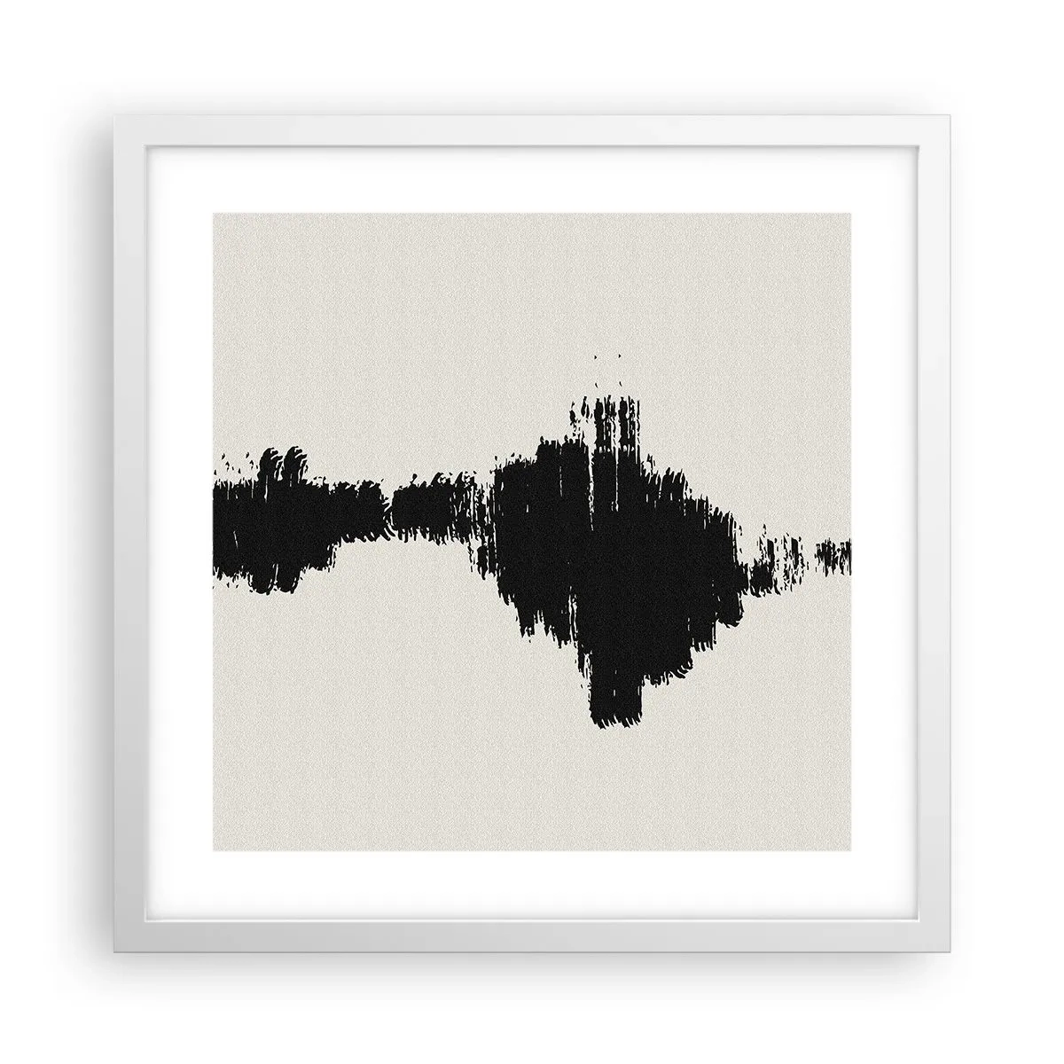 Poster in een witte lijst - Trillingen van verbeelding - 40x40 cm