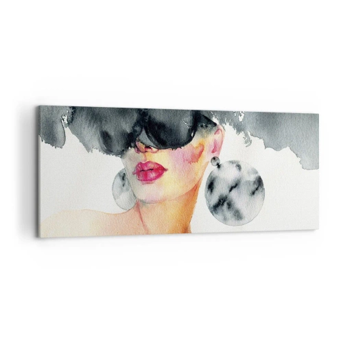 Schilderen op canvas - Het geheim van elegantie - 120x50 cm