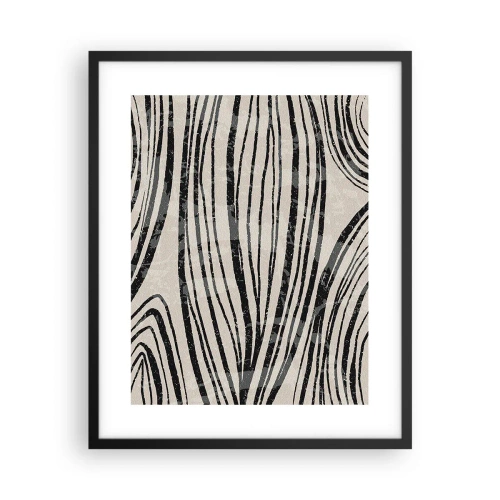 Poster in een zwarte lijst - Lijnoverstromingsvlakte - 40x50 cm
