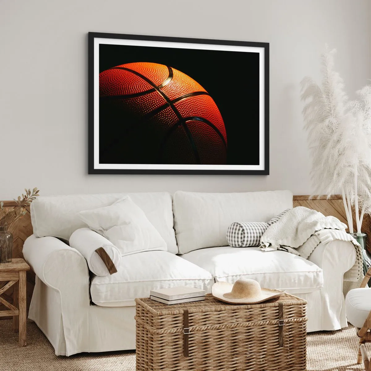 Poster in een zwarte lijst - Mooi als een planeet - 70x50 cm