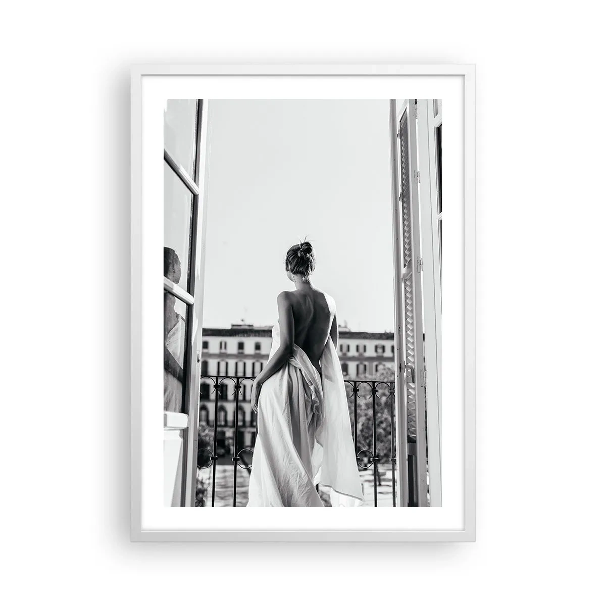 Poster in een witte lijst - De zintuigen wakker maken - 50x70 cm