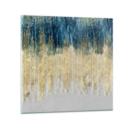 Schilderen op glas - Vergulde grens - 60x60 cm