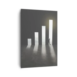 Schilderen op canvas - Succes - impressie - 70x100 cm