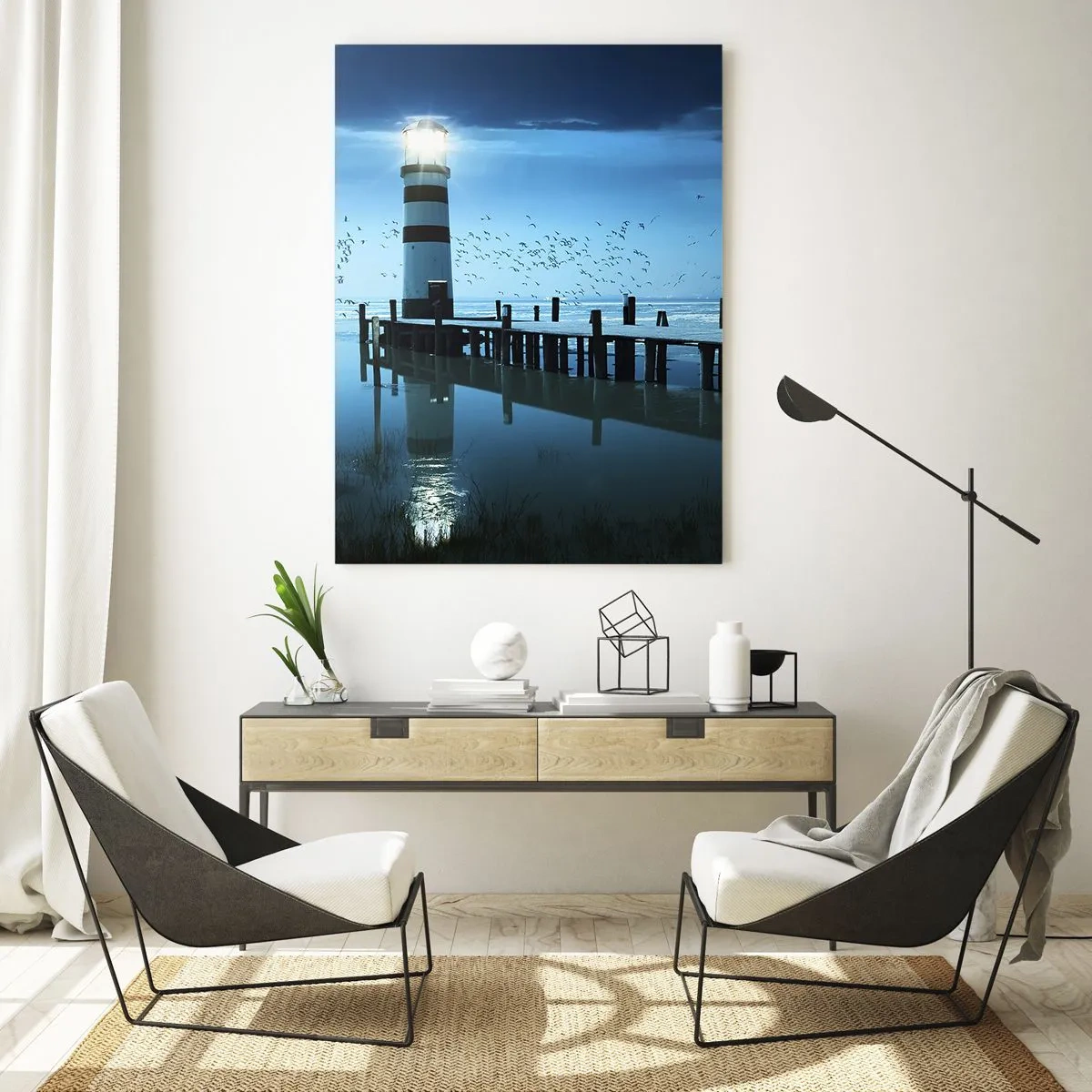 Schilderen op glas - En je bent niet bang in het donker - 50x70 cm