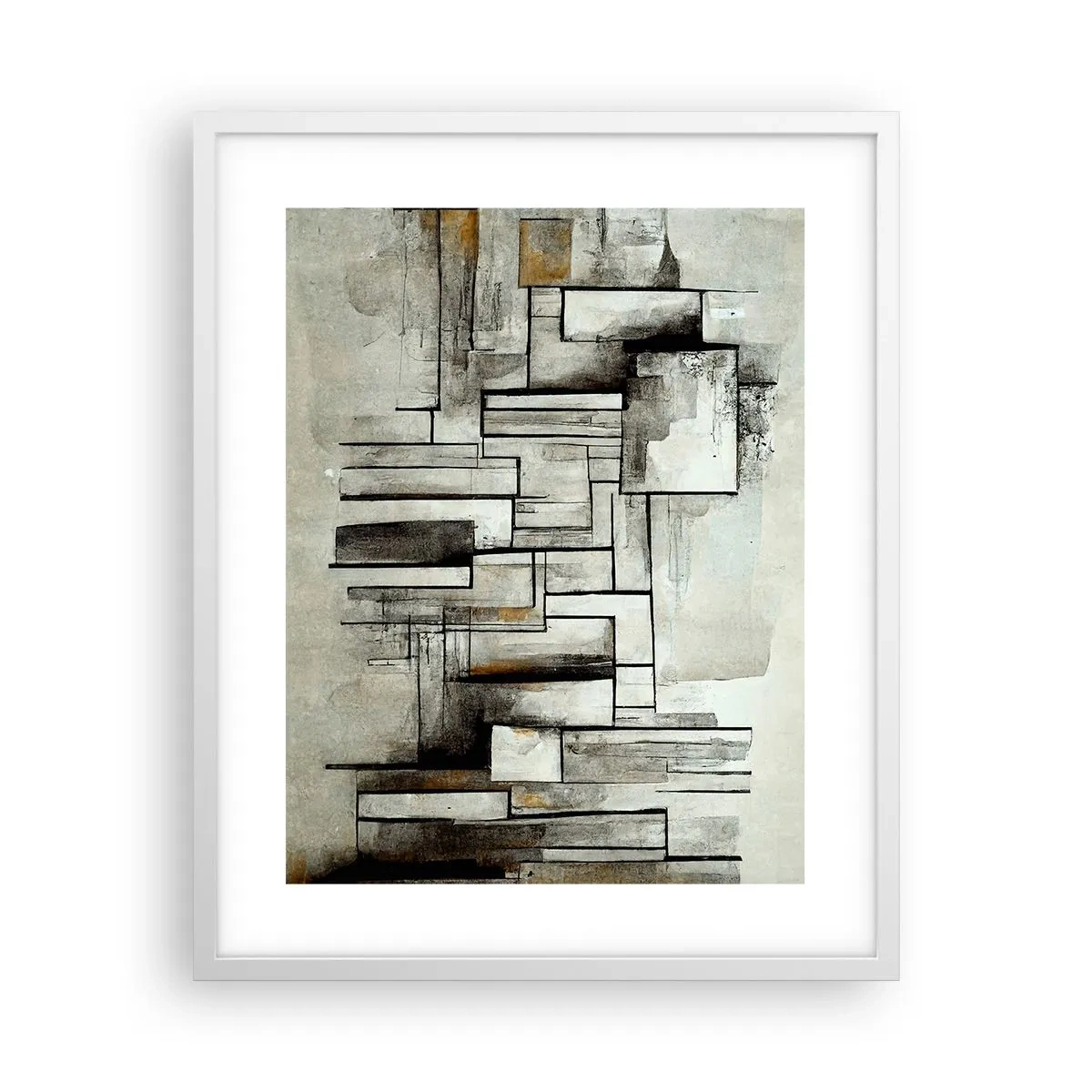 Poster in een witte lijst - De kracht van eenvoud - 40x50 cm