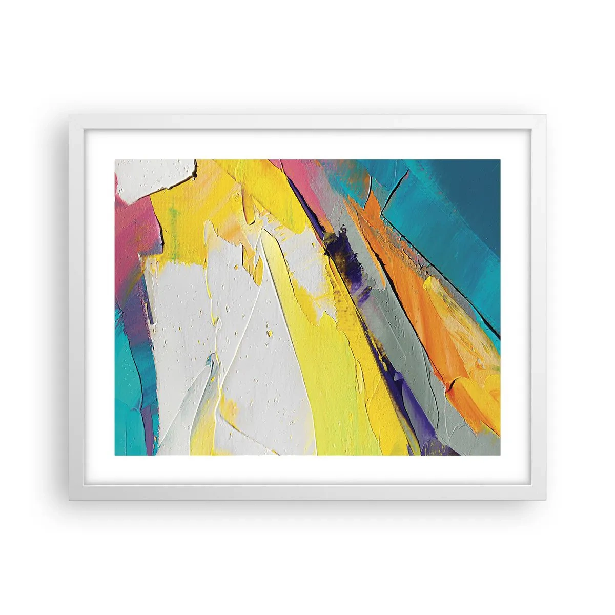 Poster in een witte lijst - De anatomie van licht - 50x40 cm