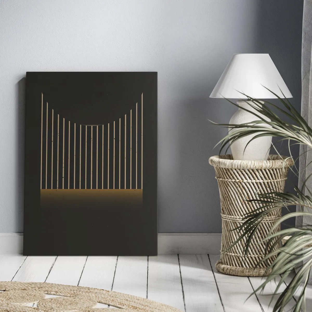 Schilderen op canvas - Verken de duisternis - 70x100 cm