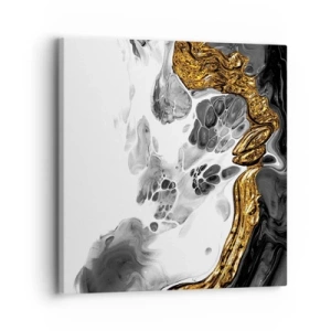 Schilderen op canvas - Organische samenstelling - 30x30 cm