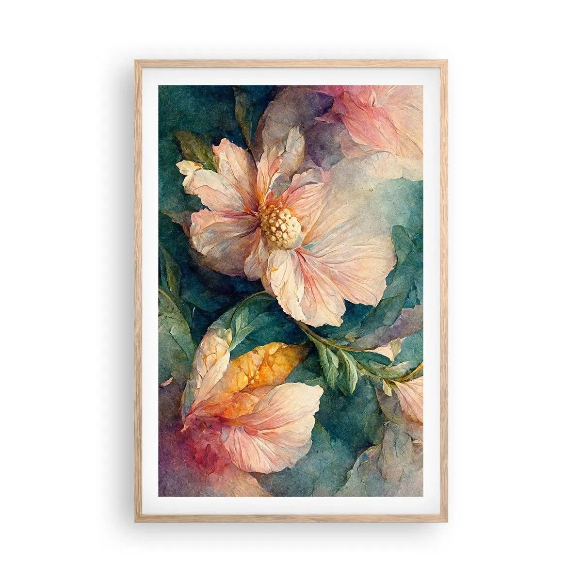 Een poster in een licht eiken lijst - Gewoon subtiliteit - 61x91 cm