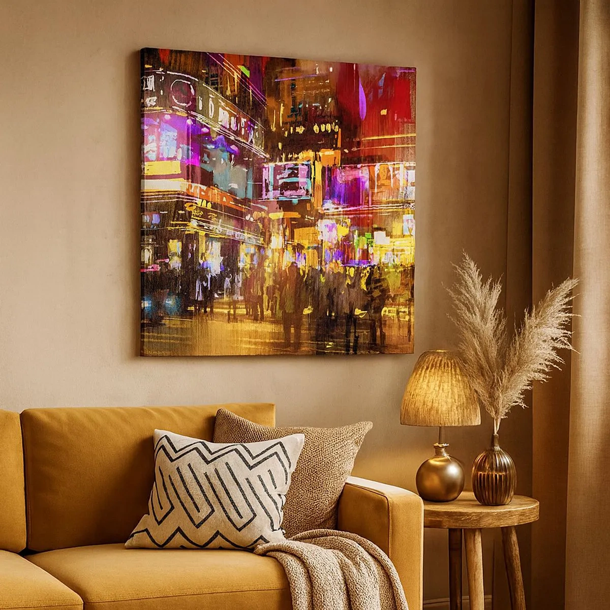 Schilderen op canvas - In een zee van licht - 30x30 cm