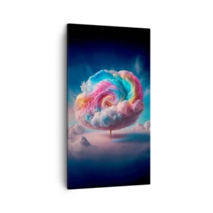 Schilderen op canvas - De droom van een pretpark - 45x80 cm