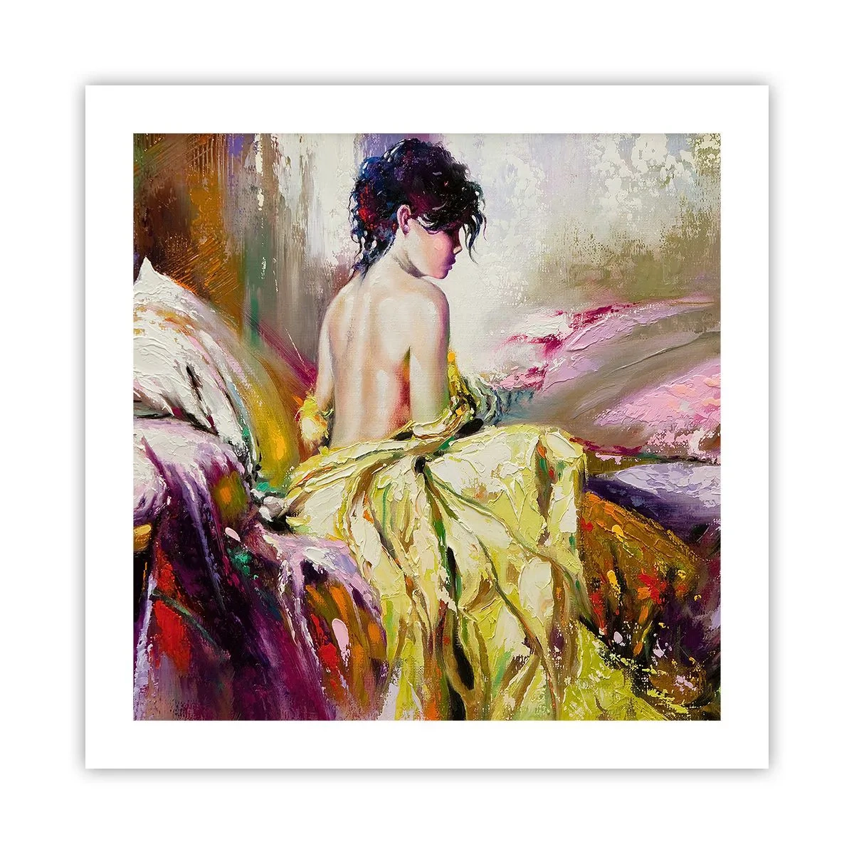 Poster - Tussen de lippen en de rand van de cup - 50x50 cm