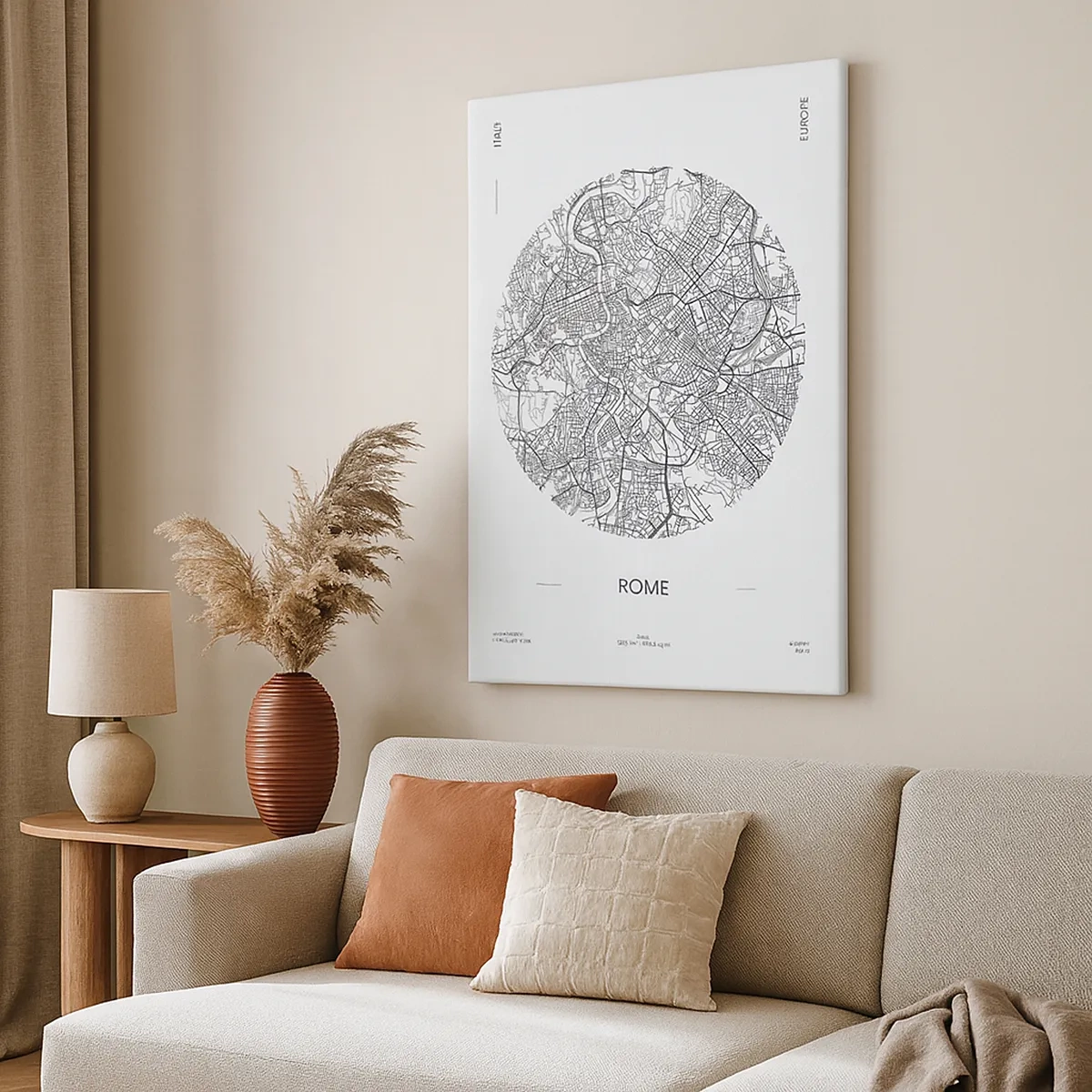 Schilderen op canvas - Anatomie van Rome - 50x70 cm