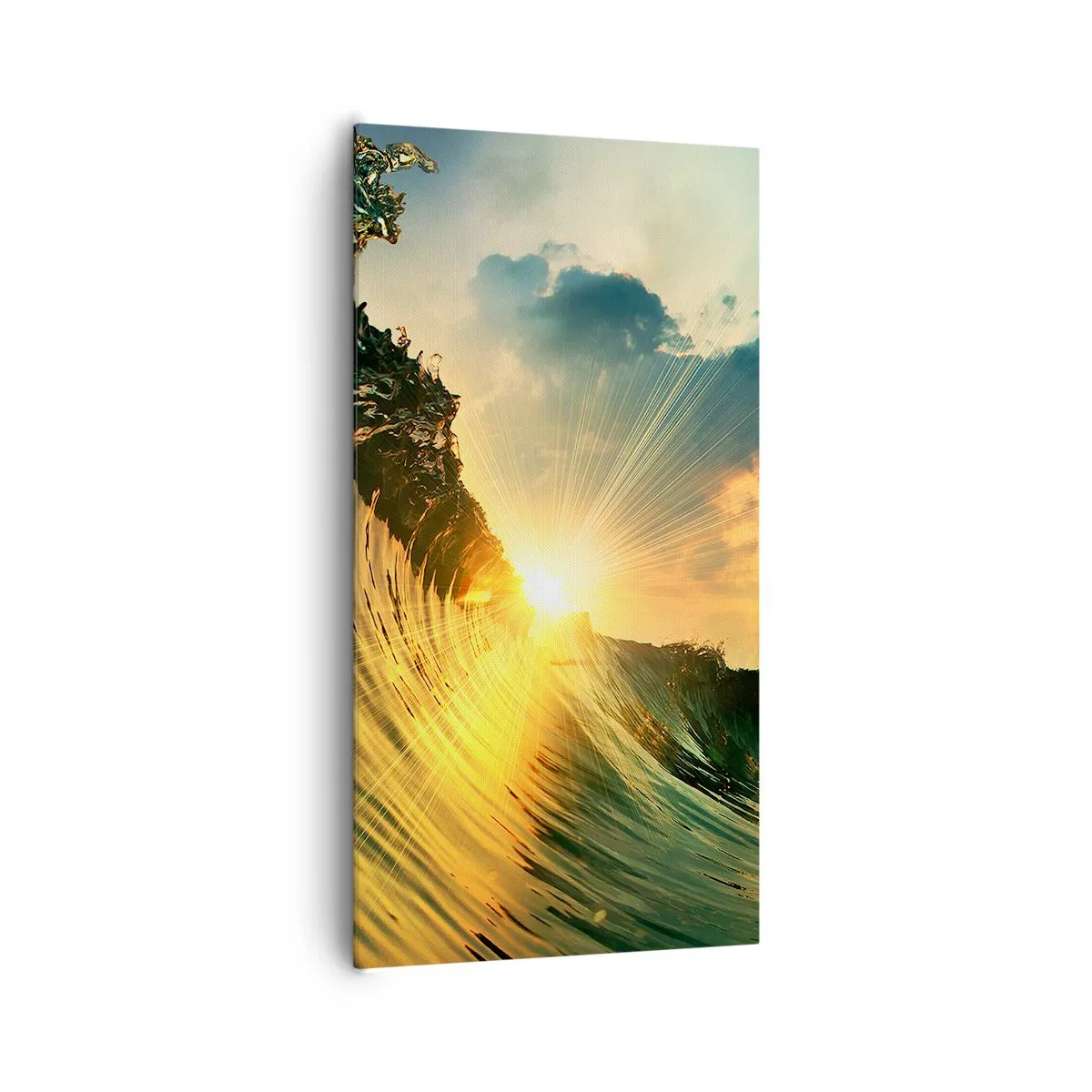 Schilderen op canvas - Surfer, waar ben je? - 65x120 cm