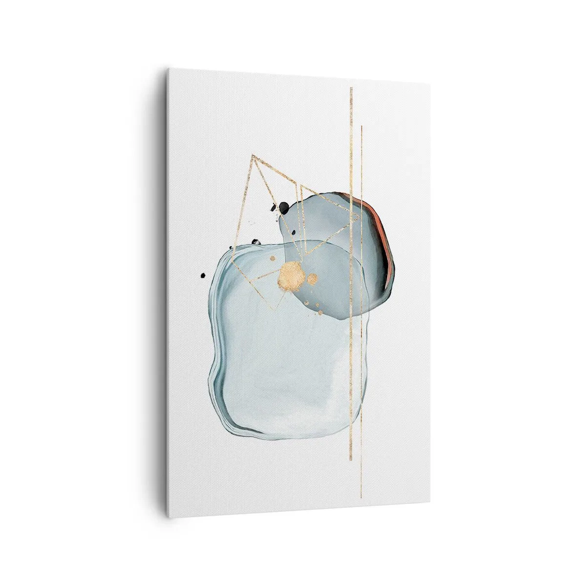 Schilderen op canvas - Een studie van druppels - 80x120 cm