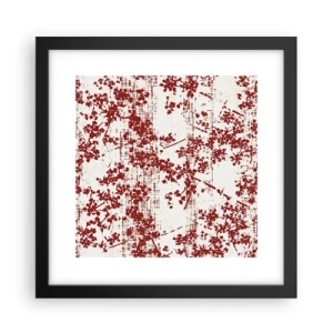 Poster in een zwarte lijst - Zoals oud calico - 30x30 cm