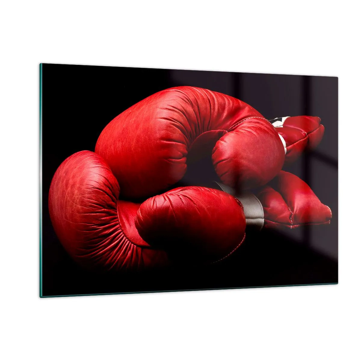 Schilderen op glas - De emoties van het gevecht met ons - 120x80 cm