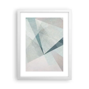 Poster in een witte lijst - Makkelijk maar dynamisch - 30x40 cm