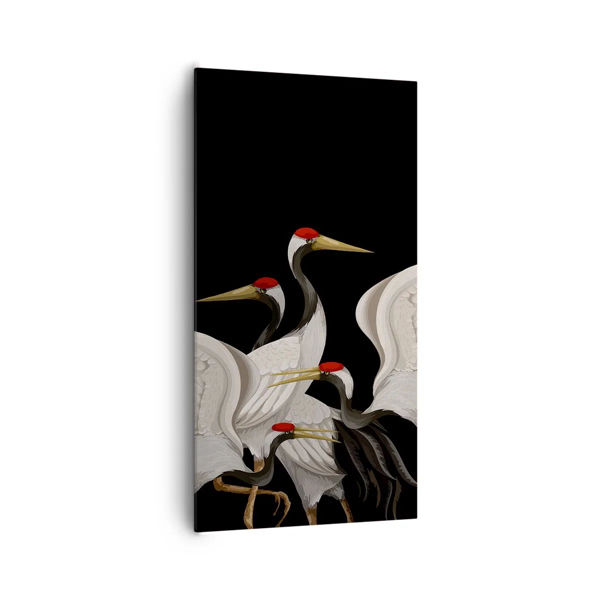 Schilderen op canvas - Vogel spullen - 65x120 cm